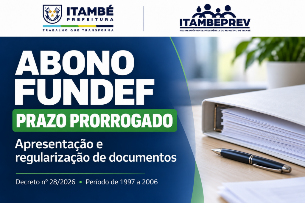 Abono FUNDEF: prazo para regularização de documentos é prorrogado até 16 de setembro